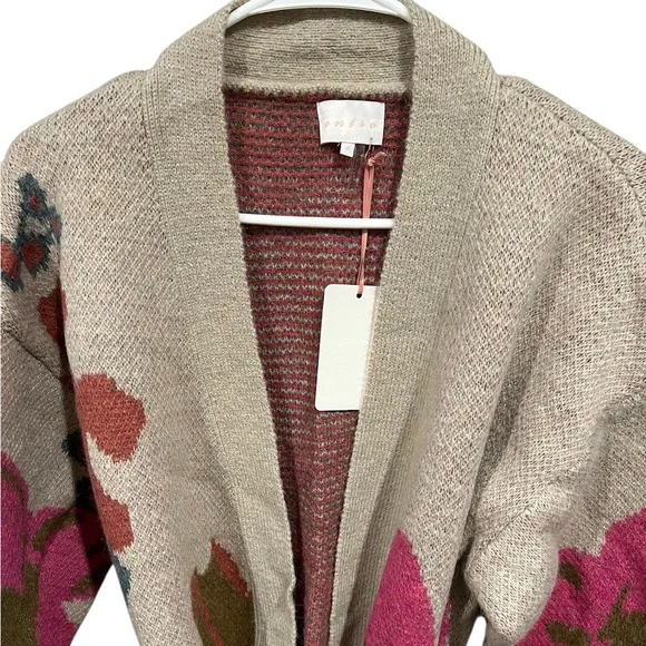 Entro Belted Knit Cardigan – Size Small – NWT - Picture 2 of 4